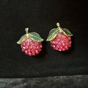 1950’s VTG Austrian ‘Forbidden Fruit’ Earrings